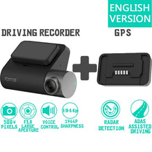 Load image into Gallery viewer, Xiaomi 70mai Dash Cam Pro Smart Car 1944P HD Video Recording With GPS ADAS WIFI Function 140 FOV Camera English Voice Control